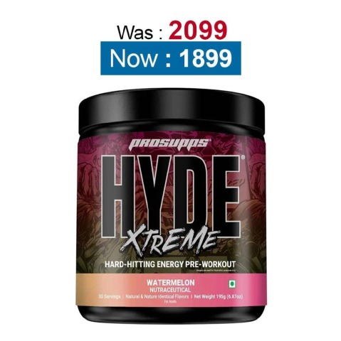 ProSupps Hyde Xtreme Pre Workout,  0.42 lb  Watermelon 