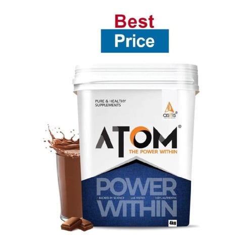 AS-IT-IS Nutrition ATOM Weight Gainer, 8.8 lb Double Rich Chocolate