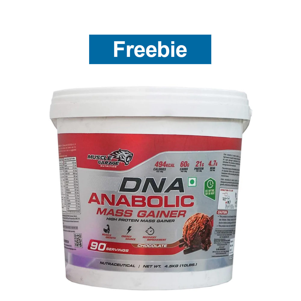 Muscle Garage DNA Anabolic Mass Gainer,  9.9 lb  Chocolate (Bucket) 