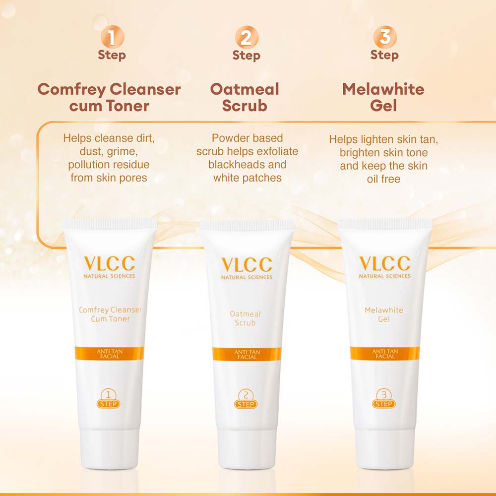 10 - VLCC Single Facial Kit,  60 g  Anti Tan 