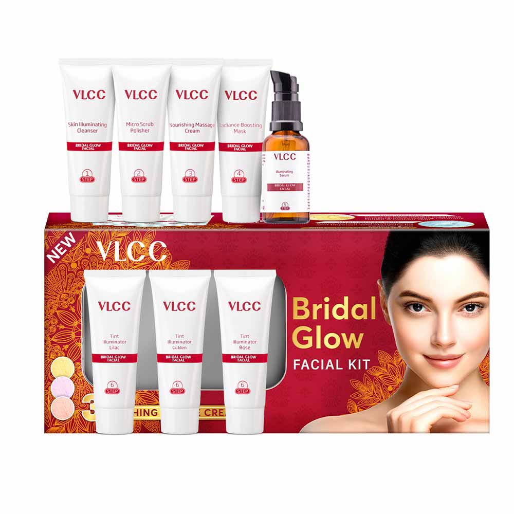 4 - VLCC Bridal Glow Facial Kit,  49 g  for All Skin Types 