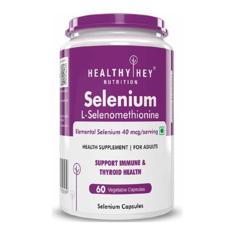 1 - HealthyHey Nutrition Selenium,  60 capsules 