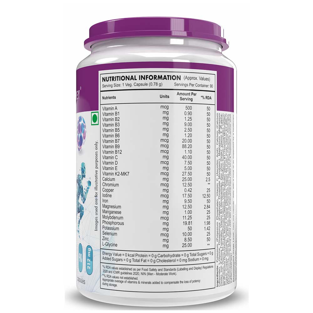 3 - HealthyHey Nutrition MultiVit Daily for Men,  90 capsules  Unflavoured 