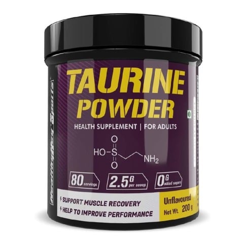 1 - HealthyHey Nutrition Sports Taurine Powder,  200 g 