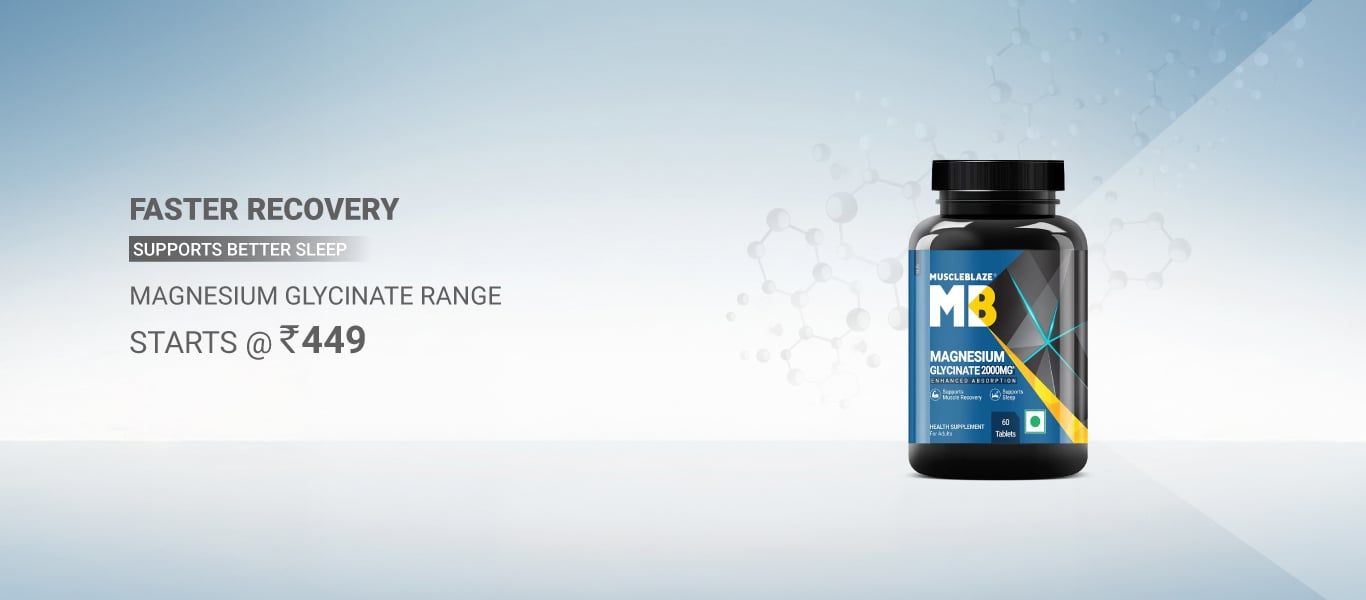 Magnesium Glycinate Range - Starts @ Rs. 449