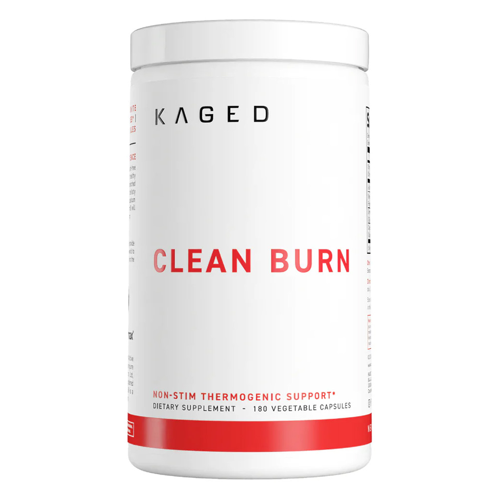 1 - Kaged Muscle Clean Burn,  180 capsules  Unflavoured 