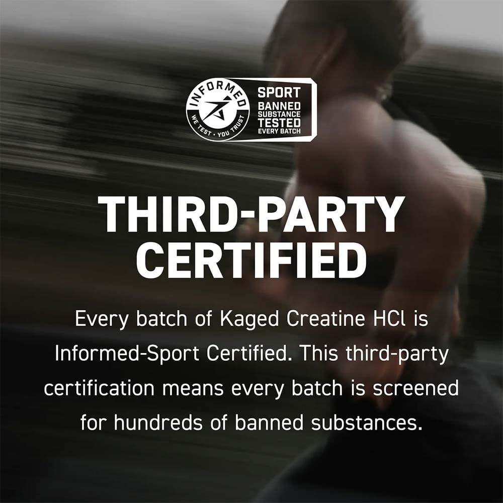 5 - Kaged Muscle C-HCl Creatine,  Lemon Lime  0.19 lb 