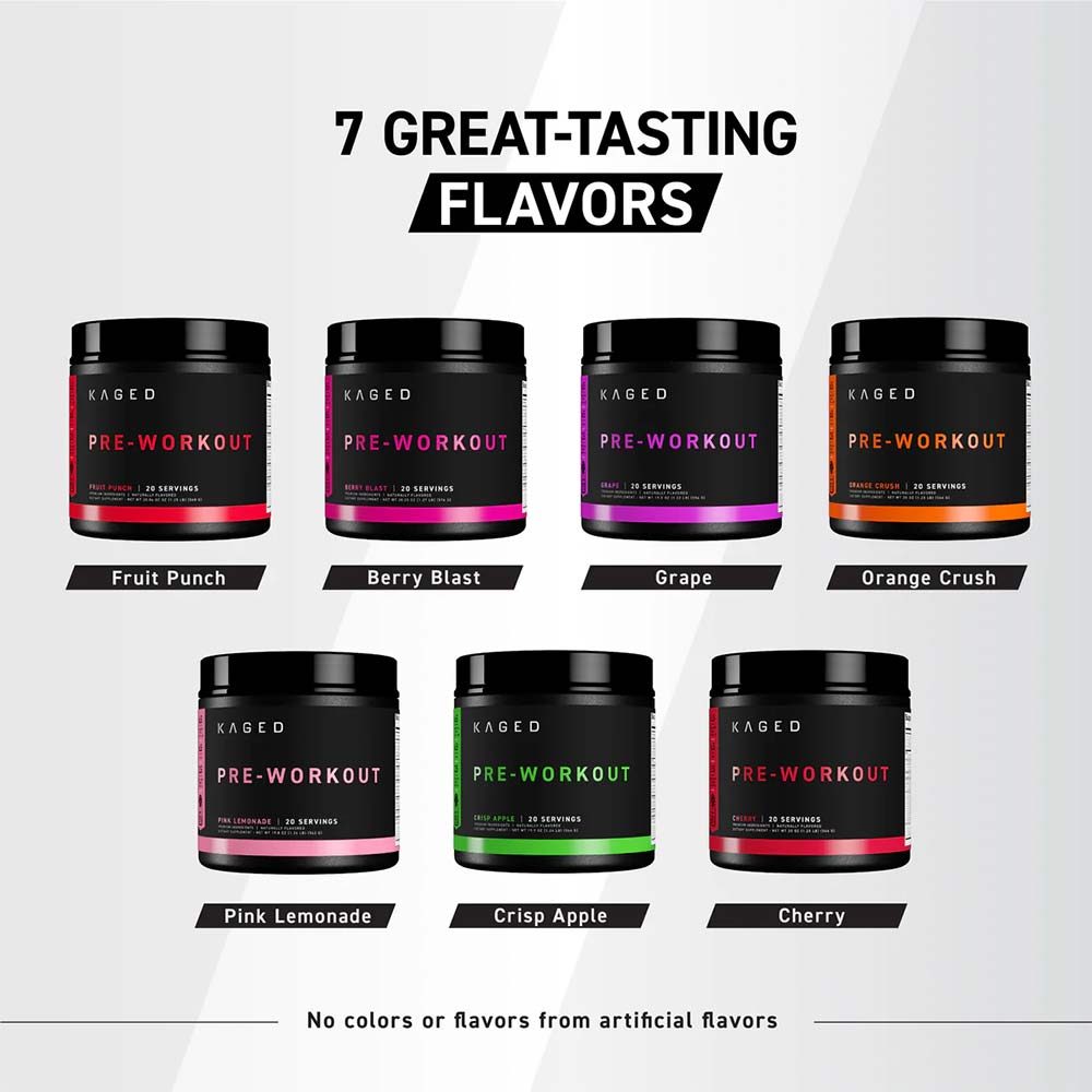 5 - Kaged Muscle Pre-Kaged,  1.29 lb  Berry Blast 