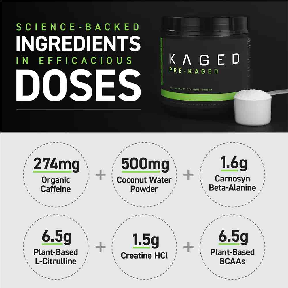 4 - Kaged Muscle Pre-Kaged,  1.41 lb  Fruit Punch 