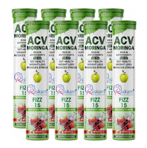 1 - Raskam ACV Moringa,  15 tablet(s)  Mixberry (Pack of 8) 