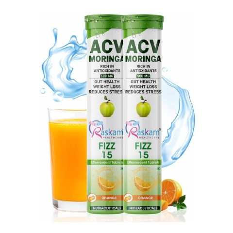 1 - Raskam ACV Moringa,  15 tablet(s)  Orange (Pack of 2) 