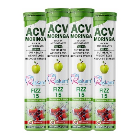 1 - Raskam ACV Moringa,  15 tablet(s)  Mixberry (Pack of 4) 