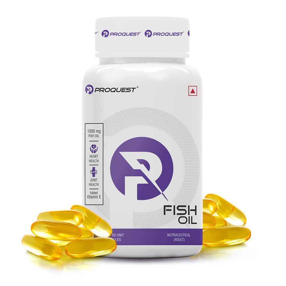 1 - Proquest Fish Oil 1000mg,  60 softgels 