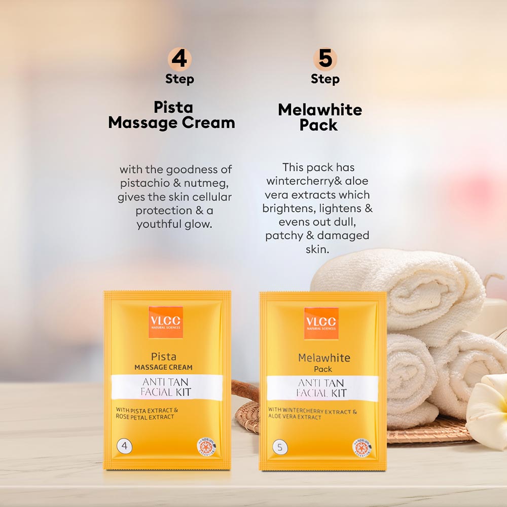 6 - VLCC Anti Tan Facial Kit,  300 g  to Remove Sun Tan & Dark Spots 