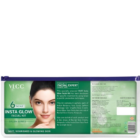 1 - VLCC Insta Glow Facial Kit, 252 g for Instant Glow