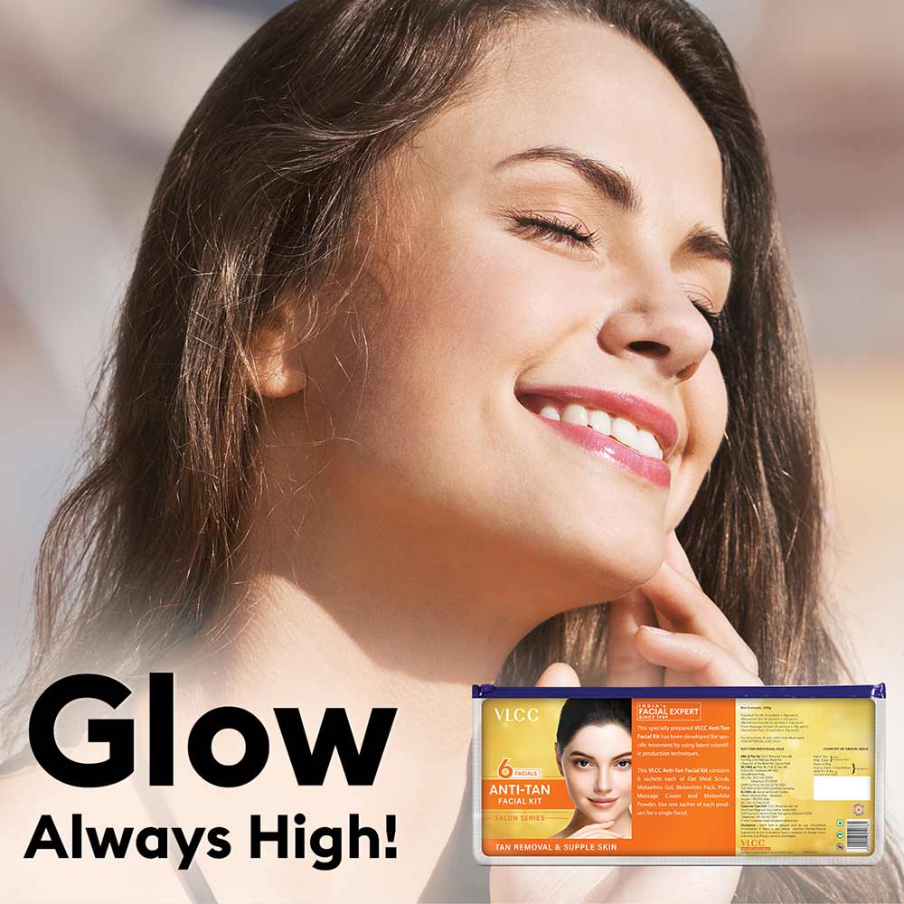 7 - VLCC Anti Tan Facial Kit,  300 g  to Remove Sun Tan & Dark Spots 