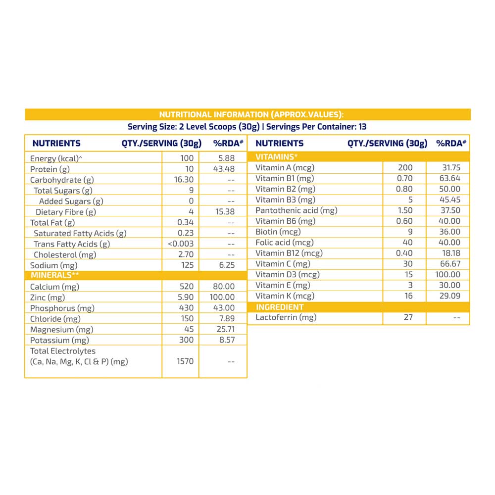 Supermilk Height+ Unsweetened for Boy 7 to 12 Years,  400 g  Vanilla (Unsweetened)  7-12 Yrs  Boy  Height+  No Added Sugar
