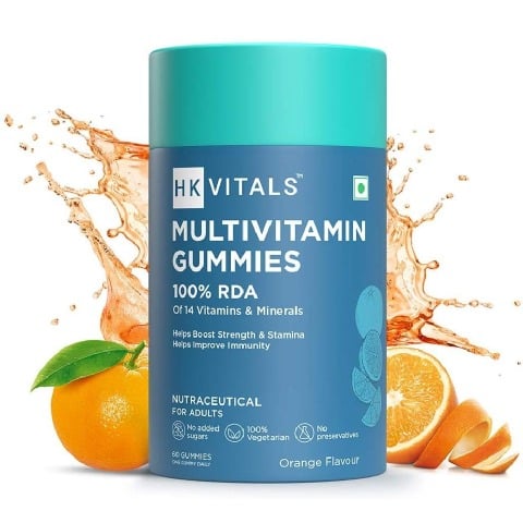 5 - HealthKart HK Vitals Multivitamin,  60 gummies  Orange 