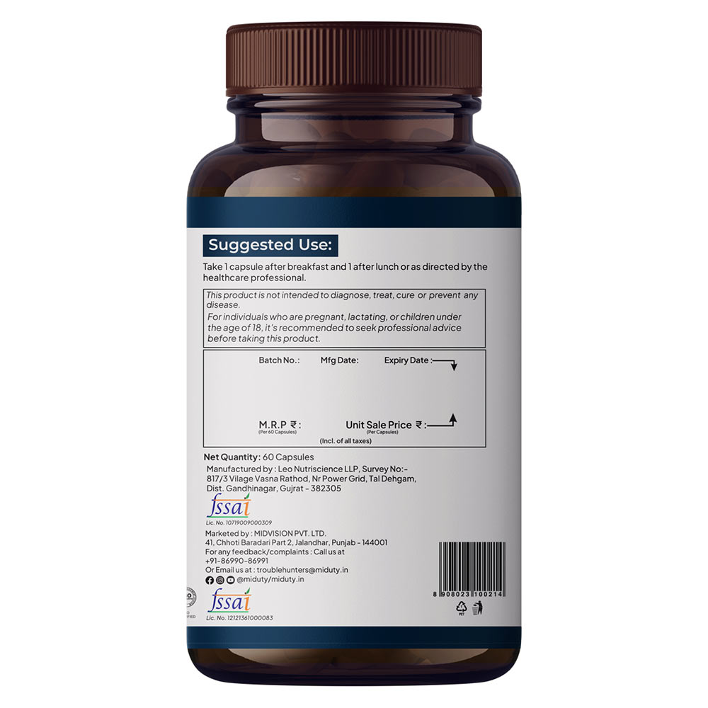 7 - Miduty Memory & Focus,  30 capsules 