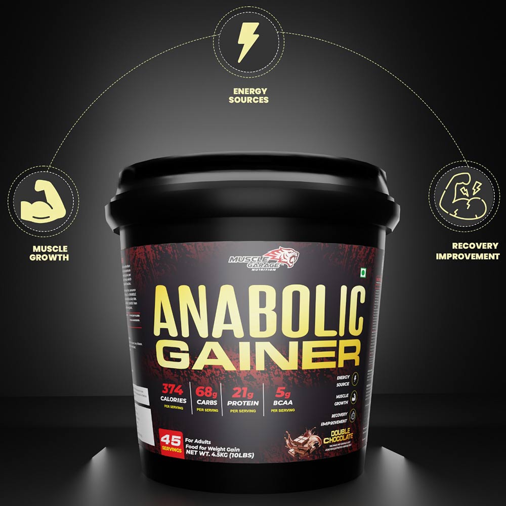 5 - Muscle Garage Anabolic Gainer,  9.92 lb  Choco Caramel 