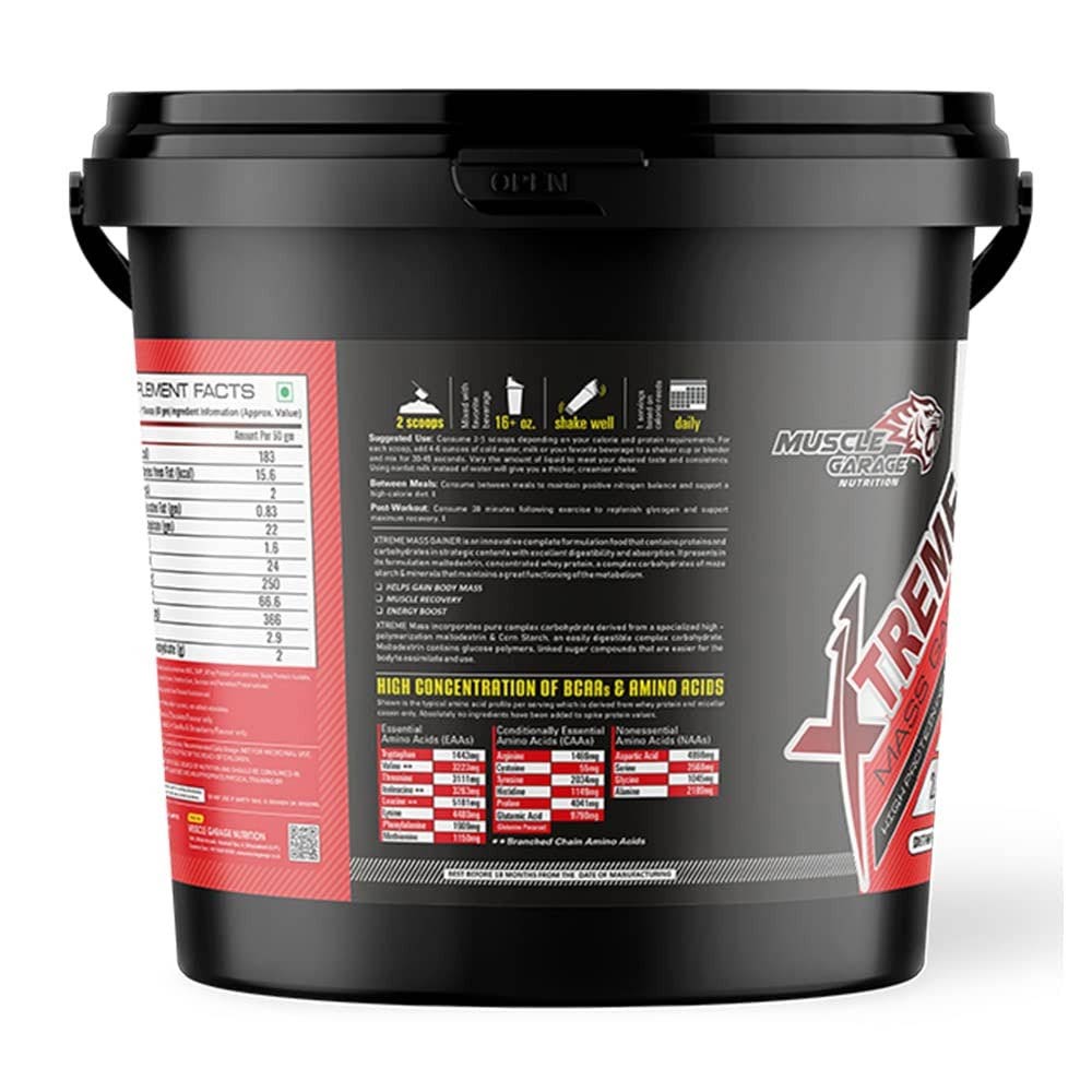 2 - Muscle Garage Xtreme Mass Gainer,  9.92 lb  Choco Caramel 