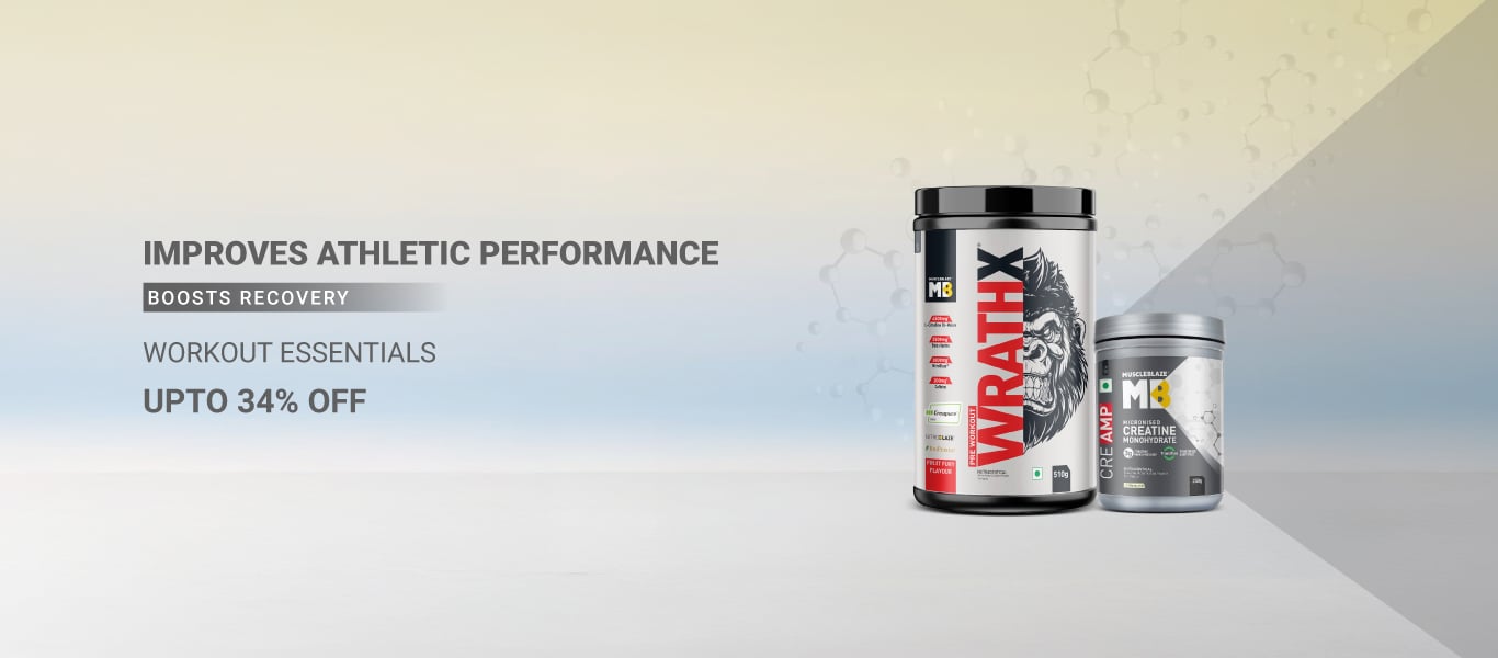 Workout Essentials - Upto 34% Off