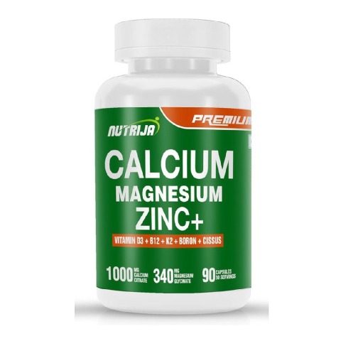 1 - NutriJa Calcium Magnesium Zinc+,  60 capsules  Unflavoured 