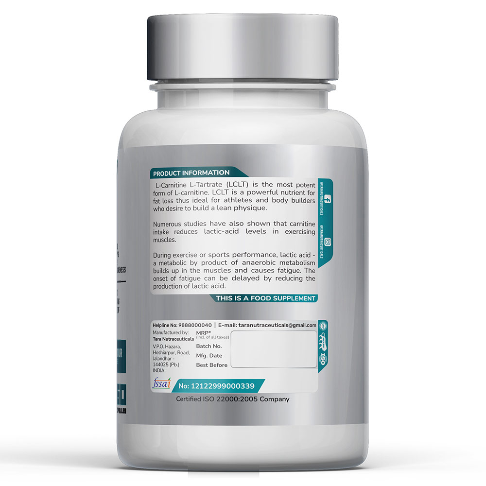 l carnitine taurine supplement Acetyl-L-Carnitine 550mg Tablets – HealthAid® main image 1
