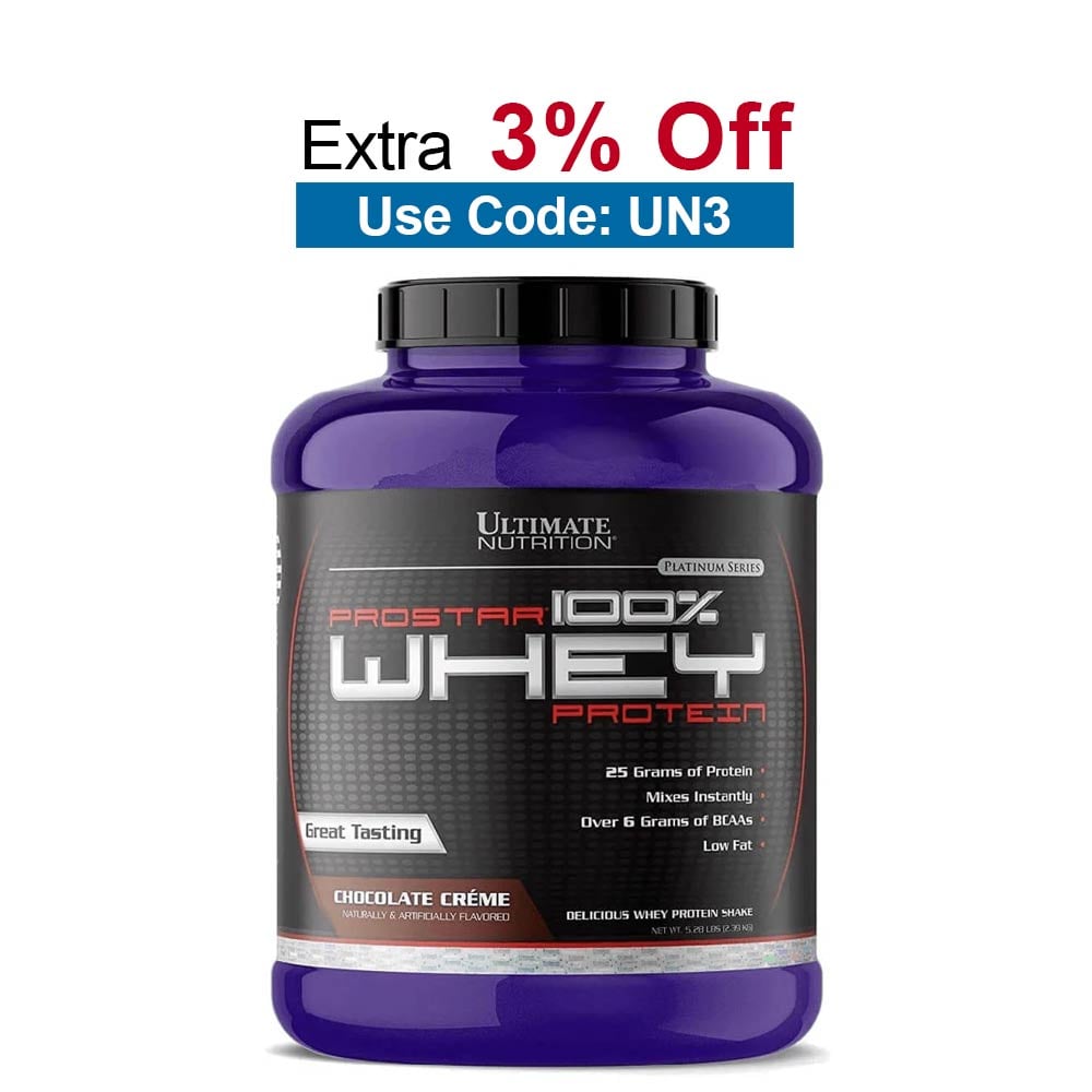 Ultimate Nutrition Prostar 100% Whey Protein,  5.28 lb  Chocolate Creme 
