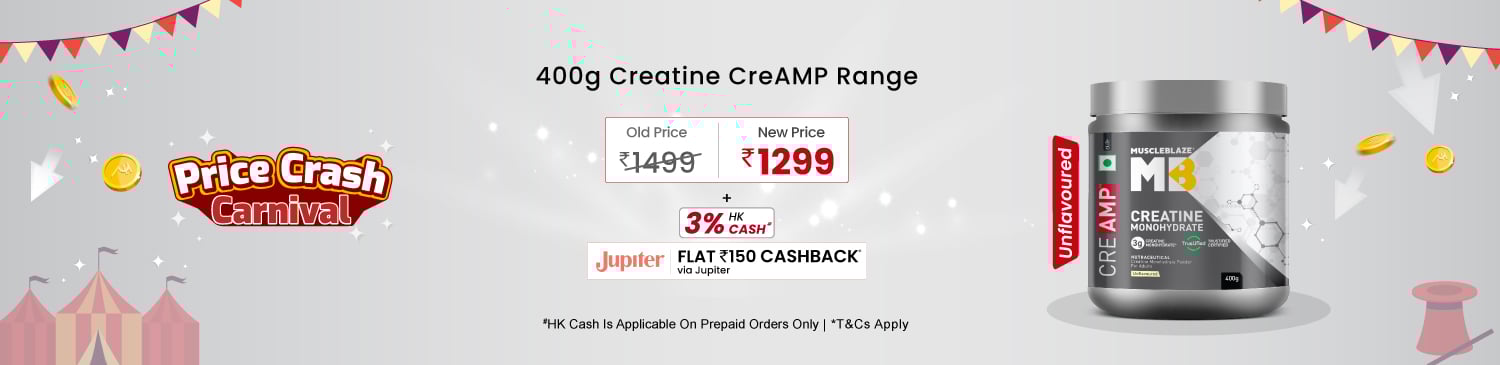 400g CreAMP, Unflavour | Price Crash Carnival | GST Cut