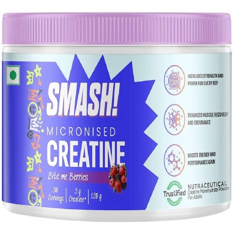 3 - Smash Micronised Creatine Monohydrate,  Bite me Berries  0.26 lb 