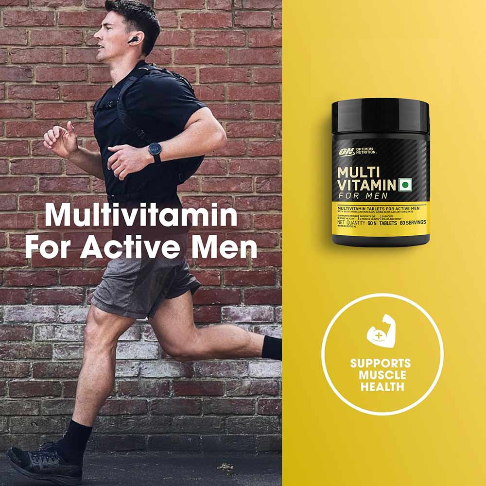 5 - ON (Optimum Nutrition) Multivitamin for Men,  60 tablet(s)  Unflavoured 