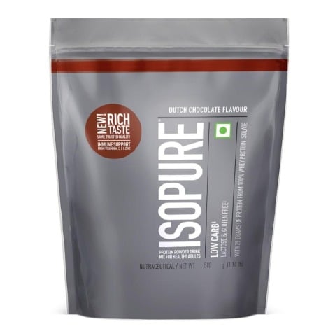 1 - Isopure 100% Whey Protein Isolate,  1.1 lb  Low Carb - Dutch Chocolate 