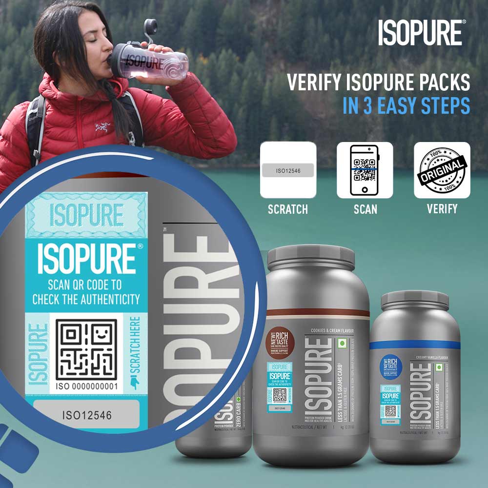 5 - Isopure 100% Whey Protein Isolate,  1.1 lb  Low Carb - Dutch Chocolate 