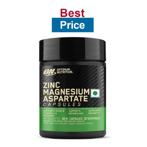 ON (Optimum Nutrition) Zinc Magnesium Aspartate (ZMA), 60 capsules