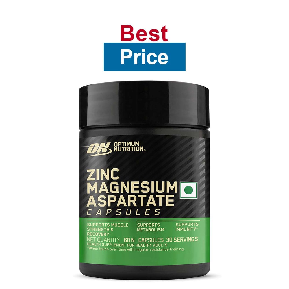 ON (Optimum Nutrition) Zinc Magnesium Aspartate (ZMA), 60 capsules