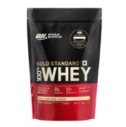 ON (Optimum Nutrition) Gold Standard 100% Whey Protein, 455 g (1 lb), Vanilla Ice Cream