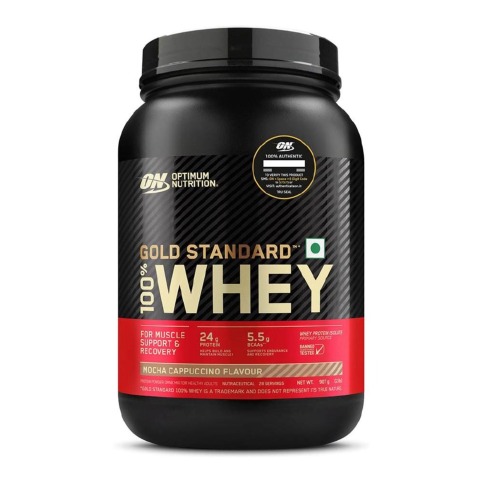 1 - ON (Optimum Nutrition) Gold Standard 100% Whey Protein, 2 lb Mocha Cappuccino