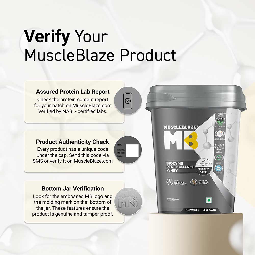1 - MuscleBlaze Biozyme Performance Whey,  8.8 lb  Rich Chocolate