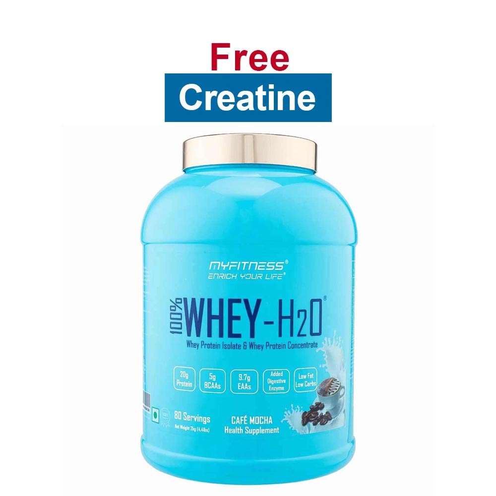 Myfitness 100% WHEY-H2O,  4.4 lb  Cafe Mocha 