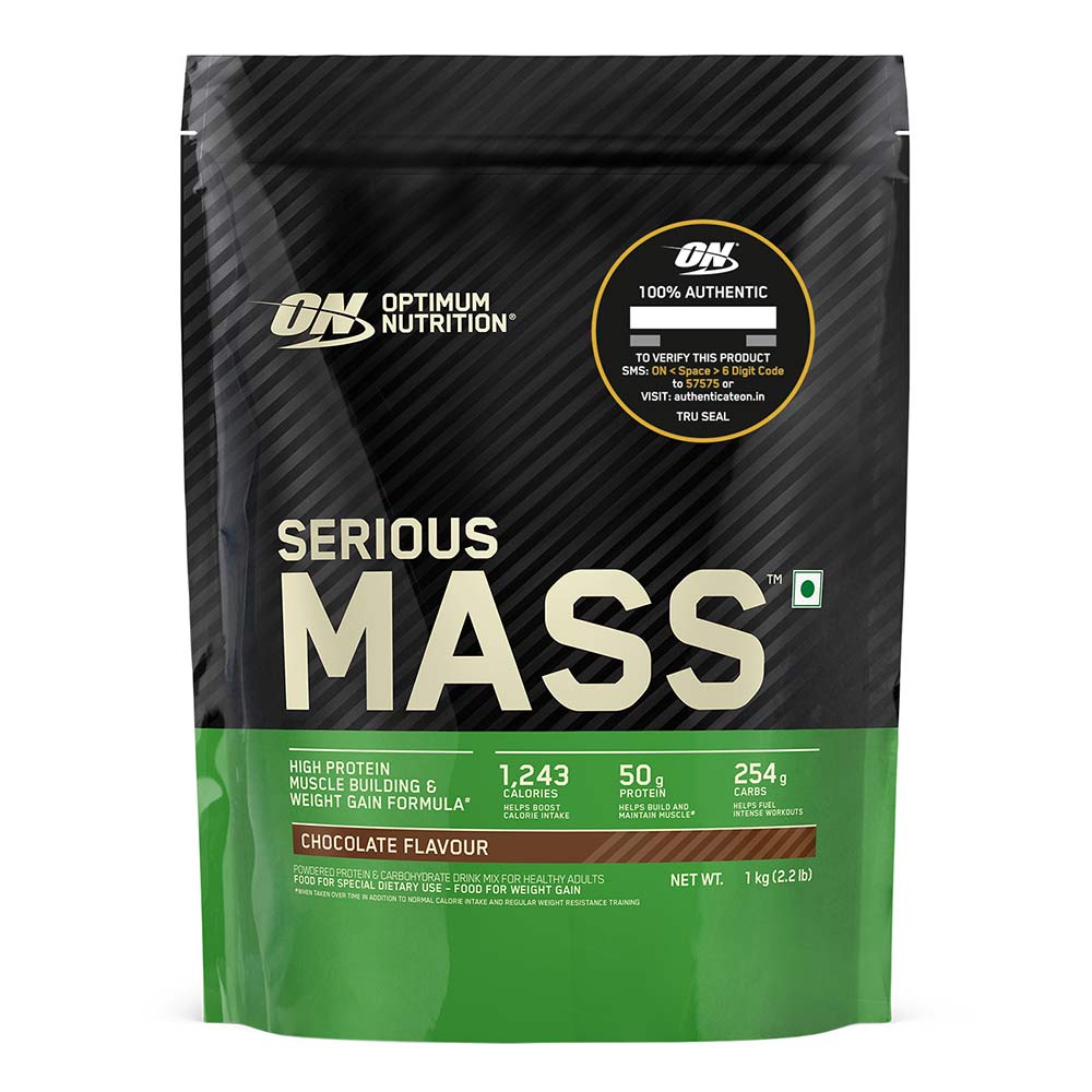 1 - ON (Optimum Nutrition) Serious Mass,  2.2 lb  Chocolate 
