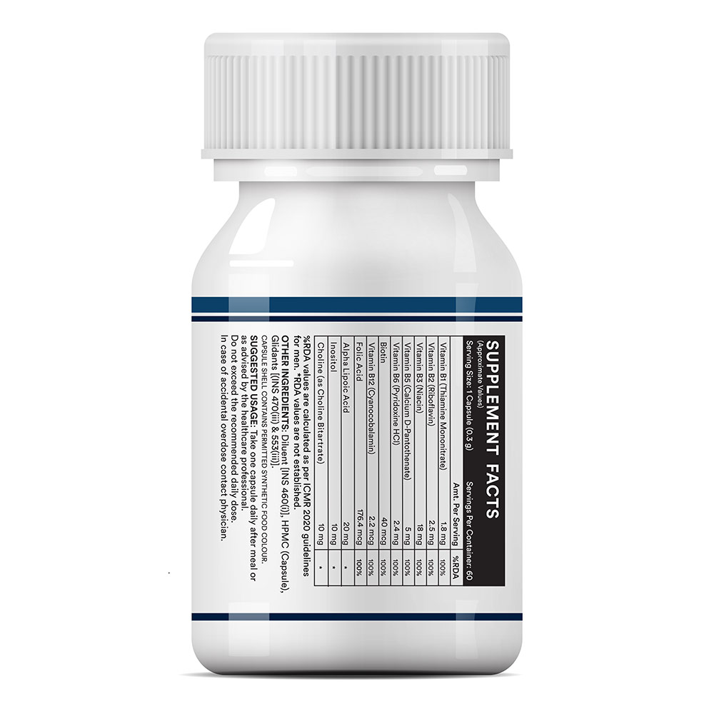 10 - INLIFE High Strength B-Complex,  60 veggie capsule(s)  Unflavoured 
