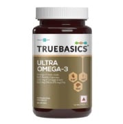 TrueBasics Ultra Omega-3 Fatty Acids (EPA 525mg & DHA 375mg)- 30 capsules
