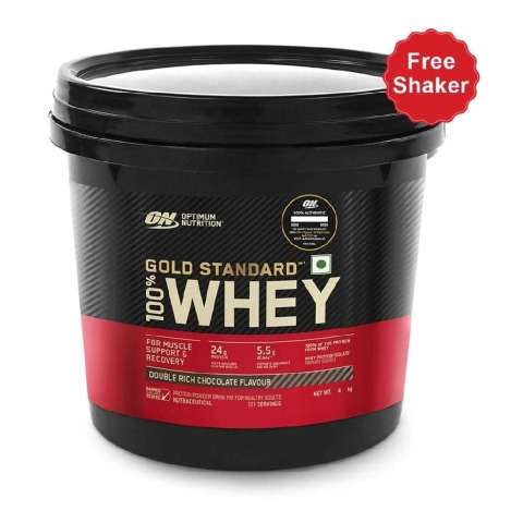 ON (Optimum Nutrition) Gold Standard 100% Whey Protein, 8.8 lb Double Rich Chocolate