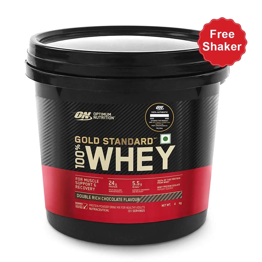 ON (Optimum Nutrition) Gold Standard 100% Whey Protein,  8.8 lb  Double Rich Chocolate 