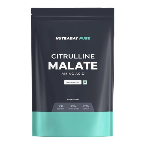 1 - Nutrabay Pure Citrulline Malate Amino Acid,  0.55 lb  Unflavoured 