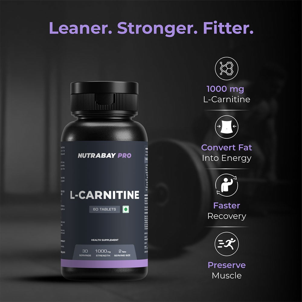 2 - Nutrabay Pro L-Carnitine,  60 tablet(s)  Unflavoured 