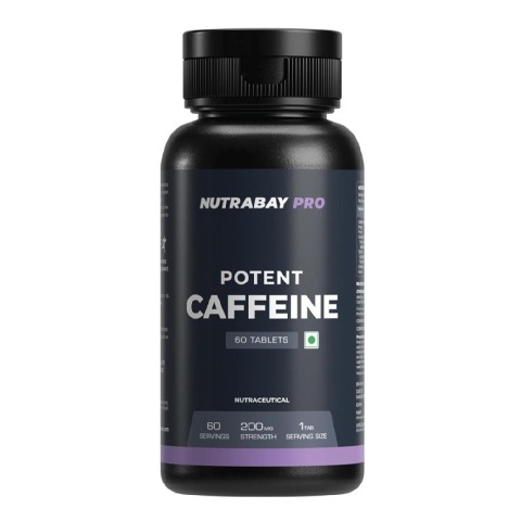 1 - Nutrabay Pro Potent Caffeine,  60 tablet(s)  Unflavoured 