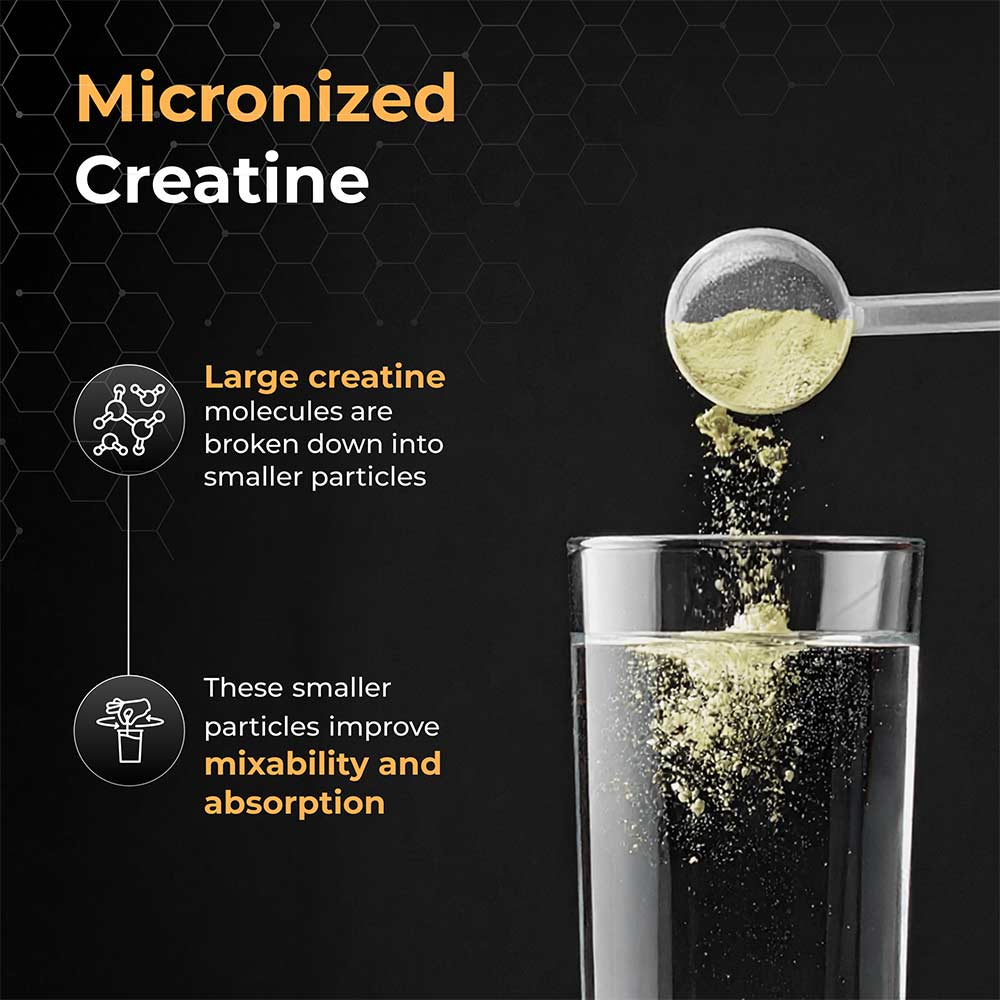 6 - Nutrabay Gold Micronised Creatine Monohydrate,  Pineapple Ice Tea  0.55 lb 