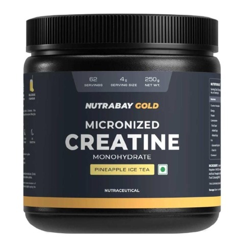 2 - Nutrabay Gold Micronised Creatine Monohydrate,  Pineapple Ice Tea  0.55 lb 